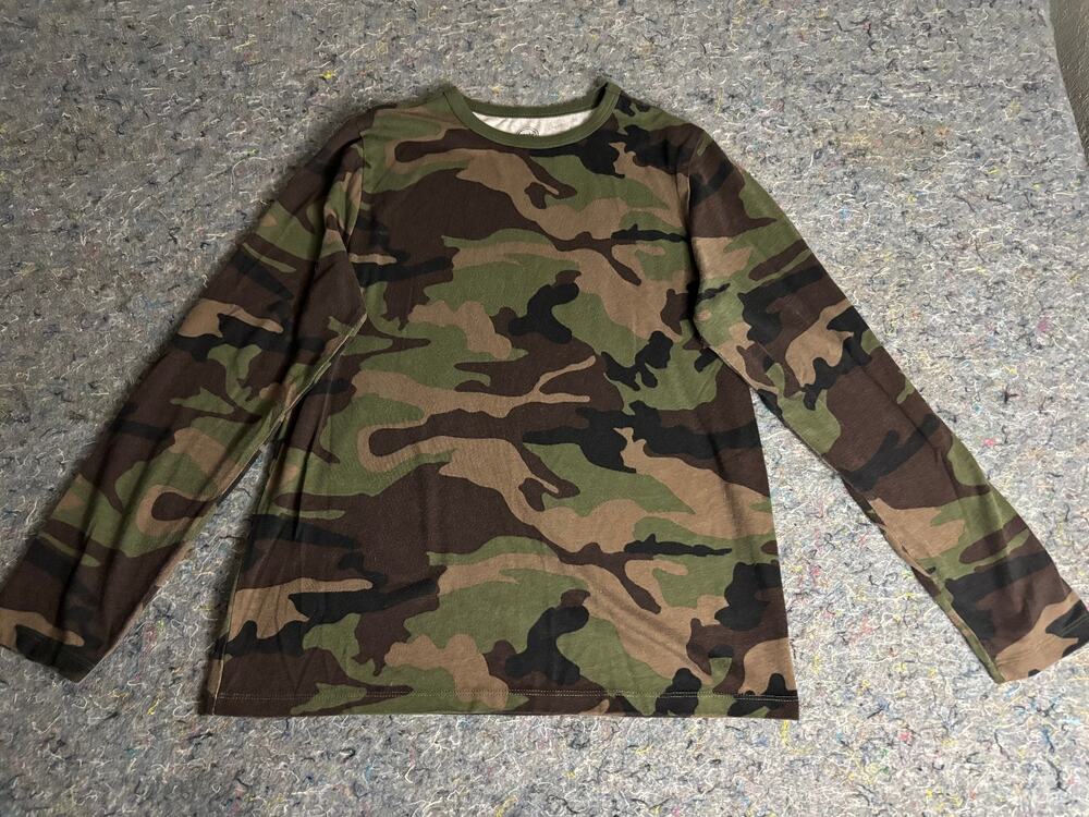Wonder Nation Camouflage Cotton Long Sleeve T-Shirt Size XL/XG 14/16